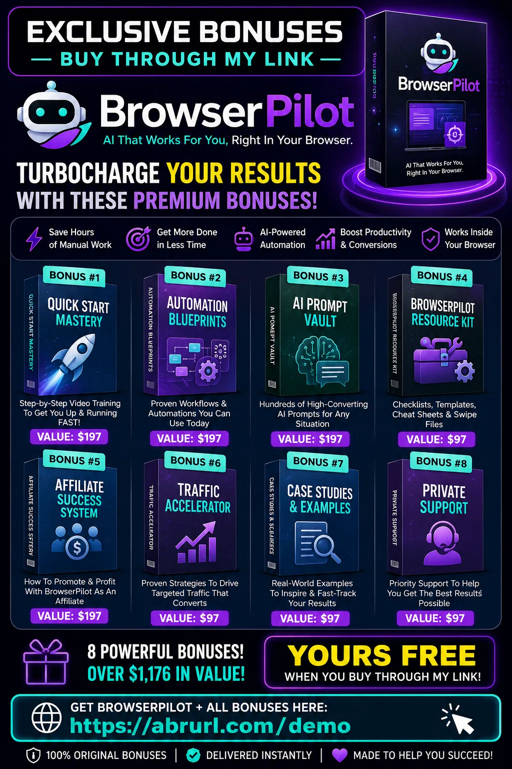 BrowserPilot exclusive bonus stack vertical promo sample