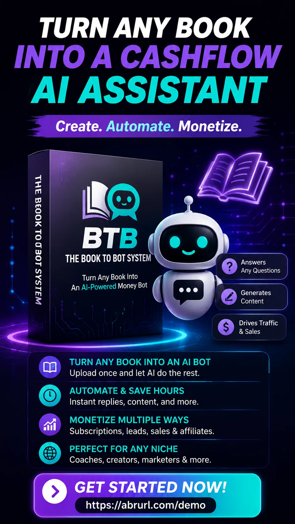 BT2B cashflow AI assistant vertical promo sample